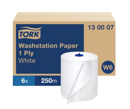 Tork 130007 czyściwo papierowe do dozownika uszczelnianego W6 - 6 rolek