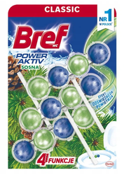 Bref Power Activ Sosna zawieszka kostka WC 3x50g