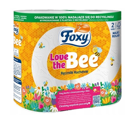 Foxy Love the Bee ręcznik papierowy 2 rolki