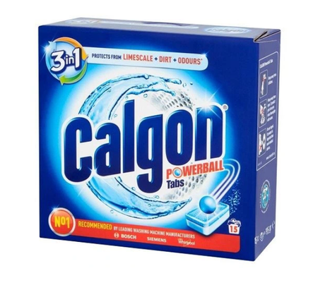 Calgon 3w1 Tabletki Odkamieniacz Kapsułki do Pralki 15