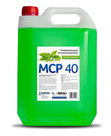 Klarchem MCP40 profesjonalny nisko pieniący płyn mycia Herbata 5L