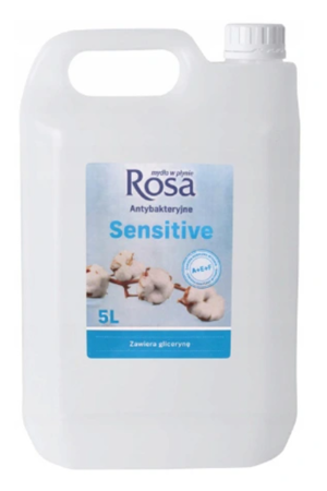 Mydło w płynie Rosa Sensitive 5L antybakteryjne
