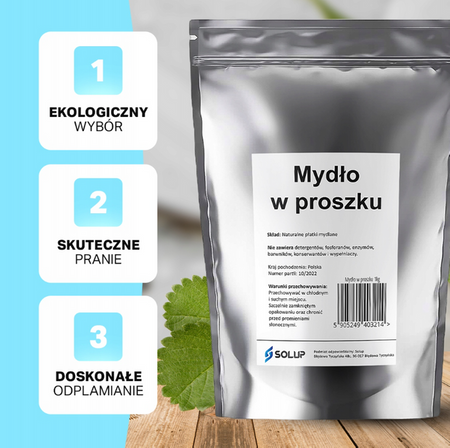 Płatki mydlane hipoalergiczne mydło w proszku 1kg