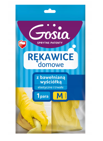 Rękawice domowe, elastyczne i trwałe M